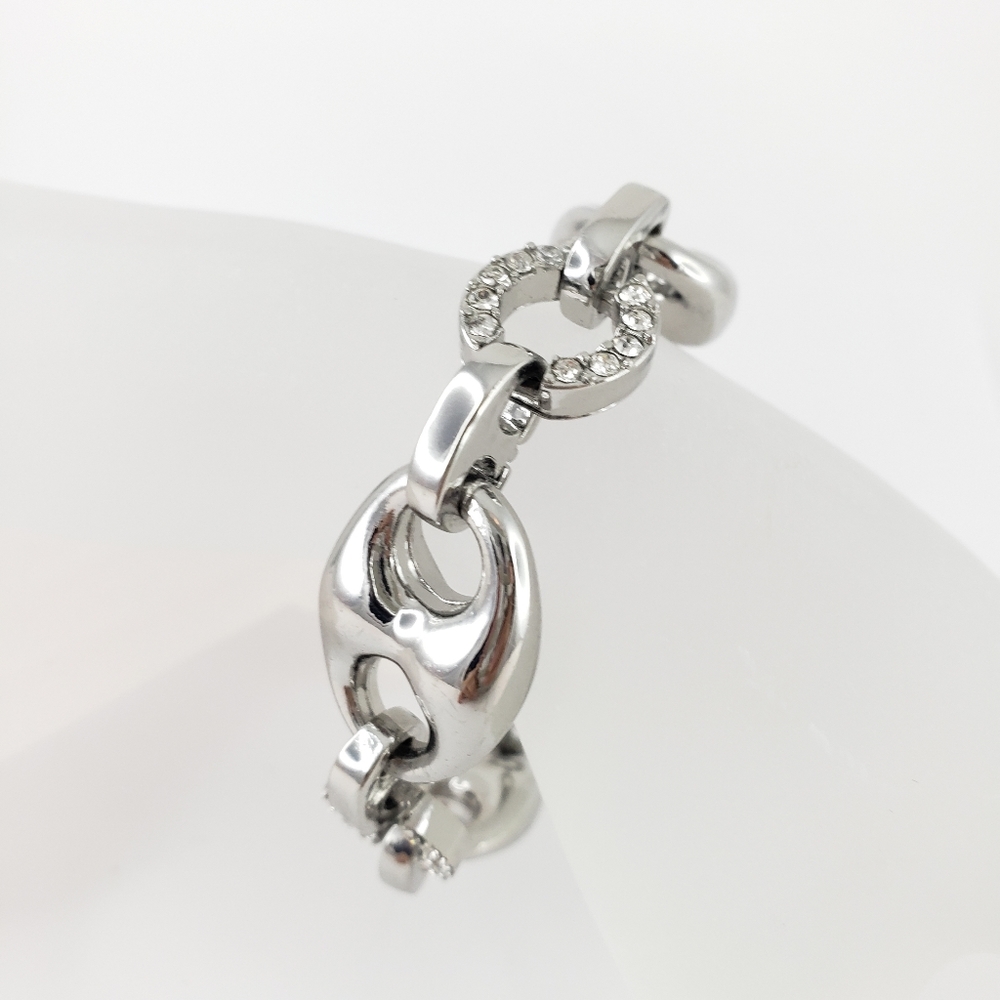 Ann Taylor Modern Statement Bracelet Silver - Picture 11 of 16